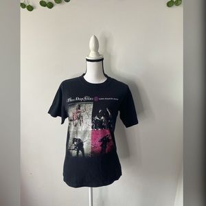 Anvil Theree Days Grace Life Starts Now tour T-shirt